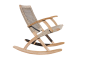Eucalyptus and Rope Rocking Chair